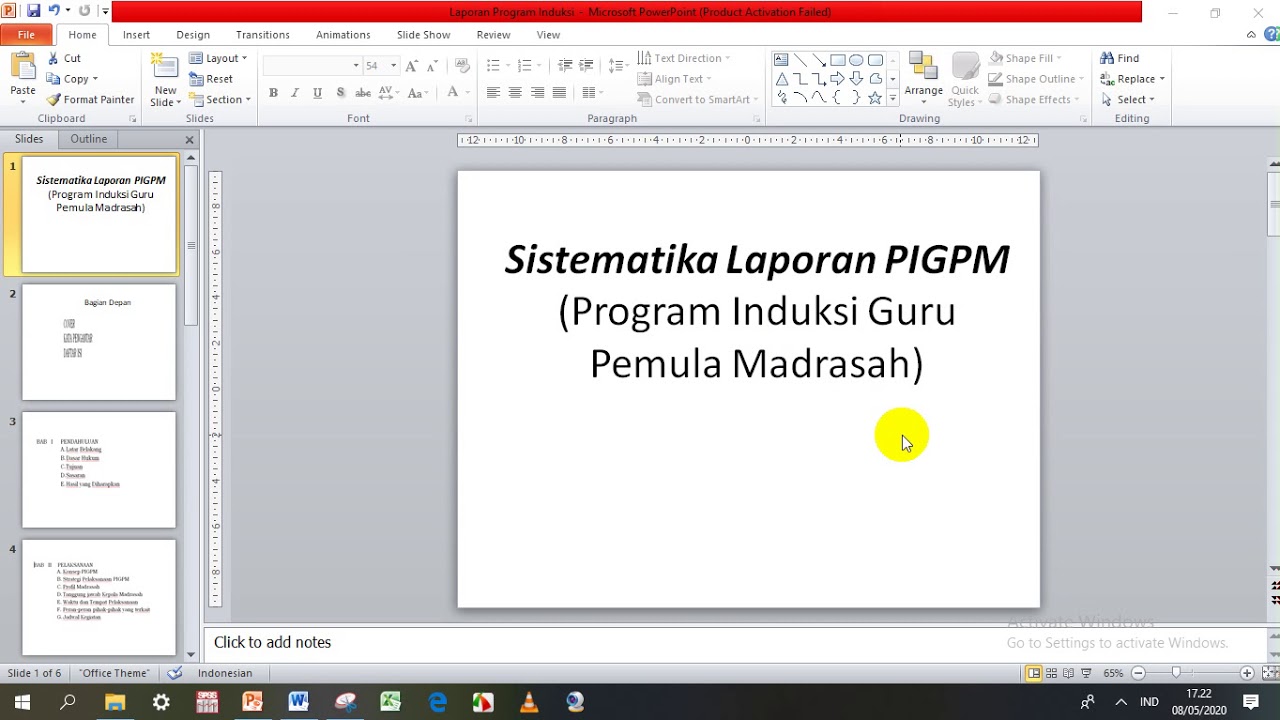 Laporan Program Induksi Guru Pemula Youtube