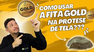 COMO USAR A FITA GOLD NA PRÓTESE CAPILAR EM TELA ? #DicasSugestões 08