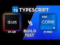 M1 MacBook vs Intel i9 in Continuous TypeScript Build Test - Dell with Intel i7 the Real Winner