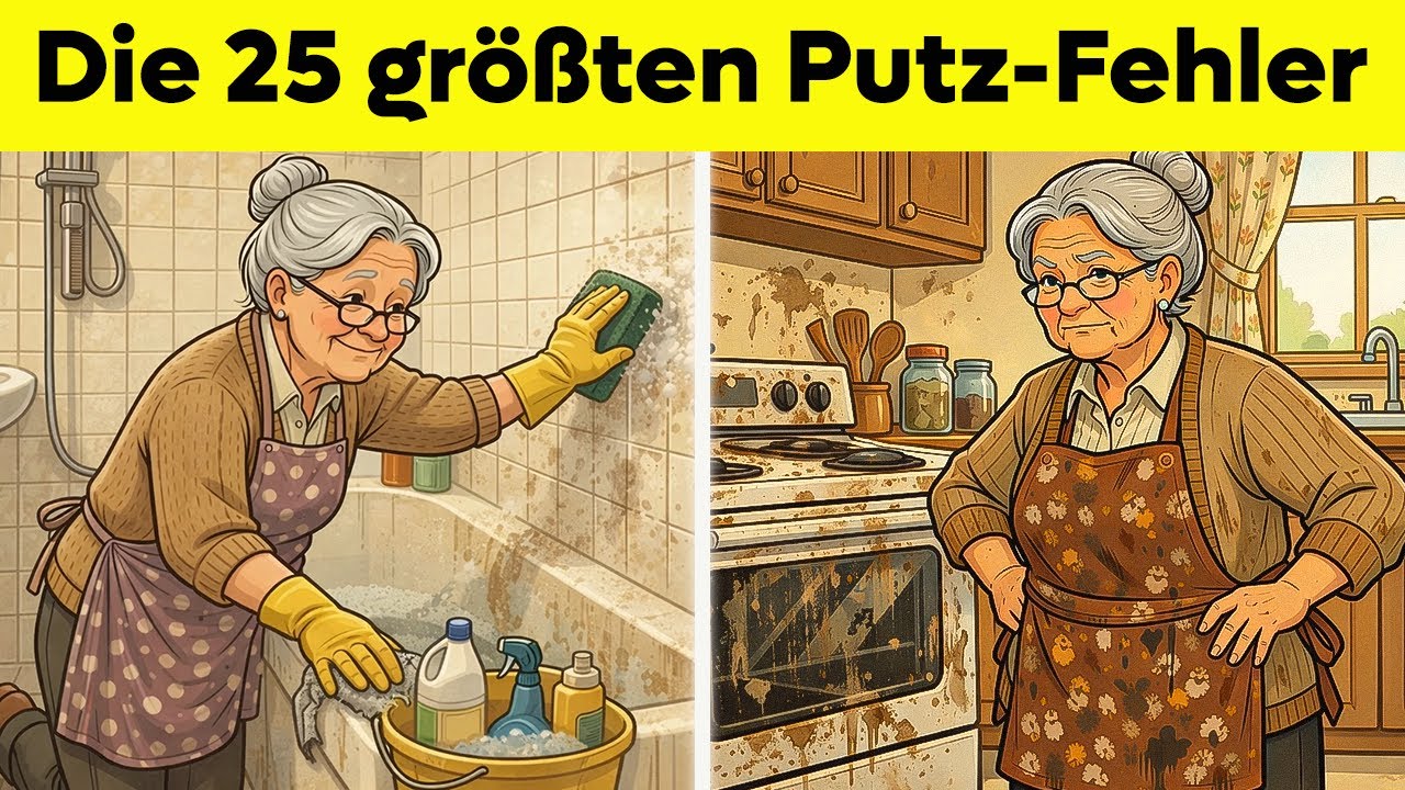 Die 25 Größten Putz-Fehler, Die Oma Dir Nie Verraten Hat!