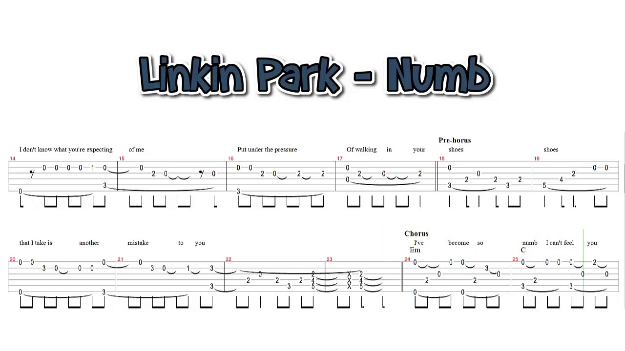 Linkin Park - Numb (fingerstyle guitar cover) - YouTube
