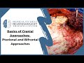 Basics of cranial approaches pterional and bifrontal approaches