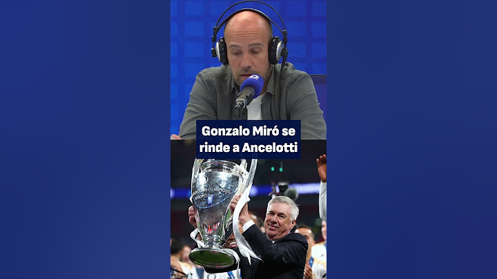 Gonzalo Miró destaca a Ancelotti por encima de todos | El Partidazo de COPE