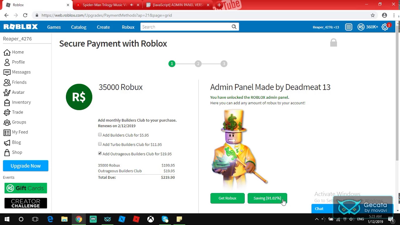 How To Get Free Robux In Roblox Rogor Vishovot Upaso Robuxebi Robloxshi Youtube - roblox account restrictions settings free robux 35000