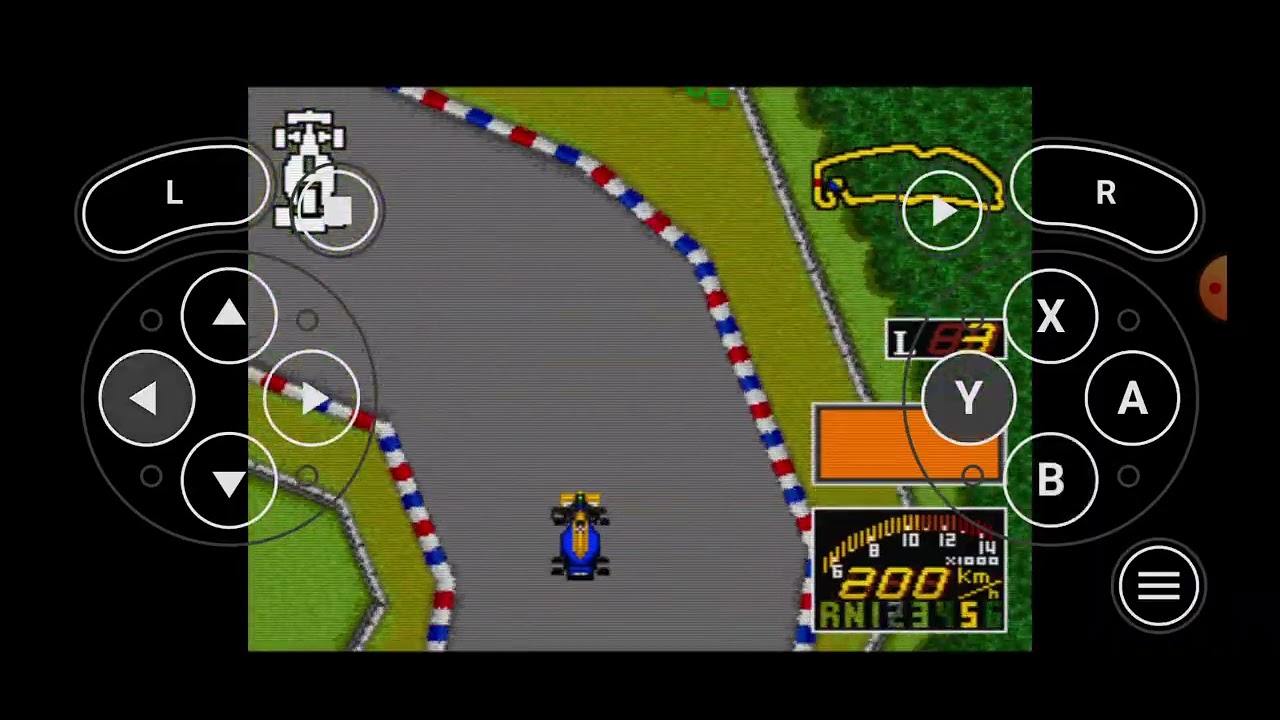 1991 F1 Grand Prix Super Nintendo Title 