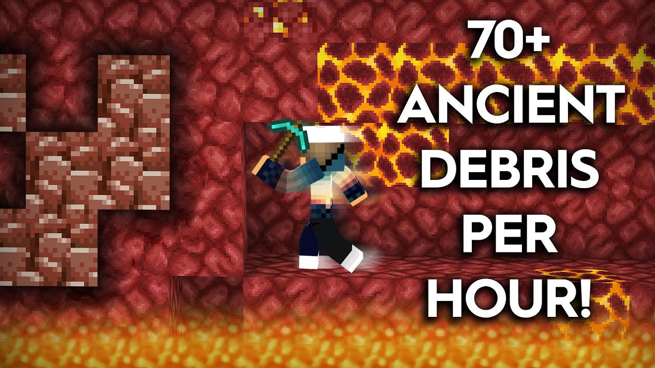 Minecraft - 2 Easy Ways to Find Ancient Debris/Netherite - YouTube