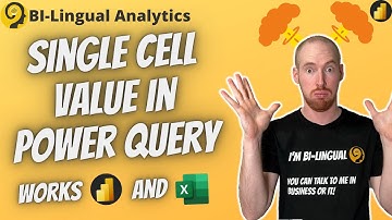 How To Pick-Up Cell Value Using Power Query - Power BI & Excel Trick