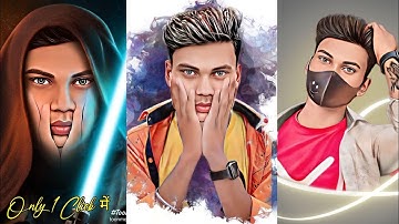 Create Victor Art Image Just One Click | Cartoon Photo Editing in mobile AI Avatar Photo Editing