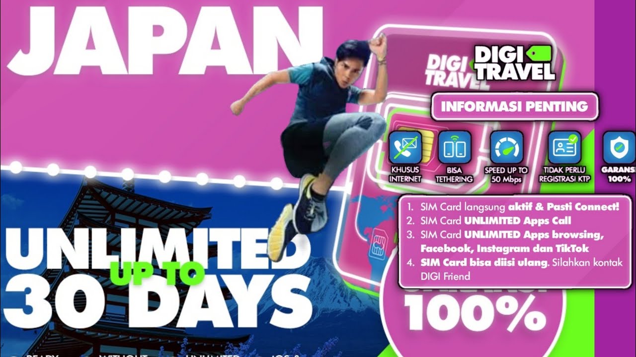 Kartu Paket Unlimited Luar Negri Cara Beli Sim Card Digi
