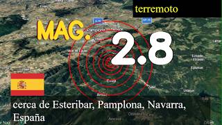Terremoto cerca de Esteribar, Pamplona, ​​Navarra, España actualizaciones en vivo hoy: Terremoto de