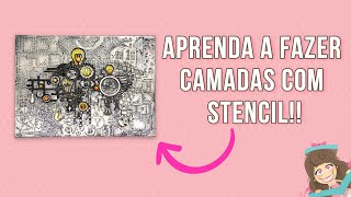 APRENDA A FAZER CAMADAS DE STENCIL USANDO EMBOSS!!