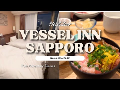 Vessel Inn Sapporo Nakajima Park Hotel 札幌中島公園飯店 | DeluxeTwin Room Tour, Best Breakfast Buffet, 北海道美食