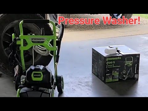 Opening up my New Pressure Washer!