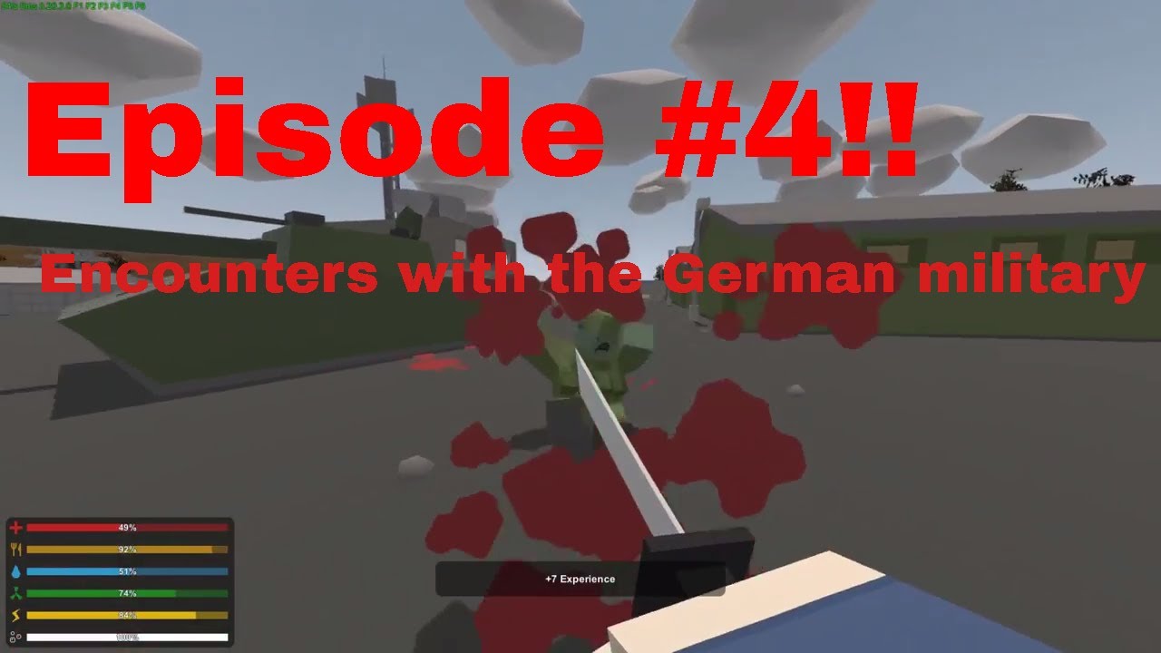 Unturned Germany (Modded) Episode 4 I encounter the German military