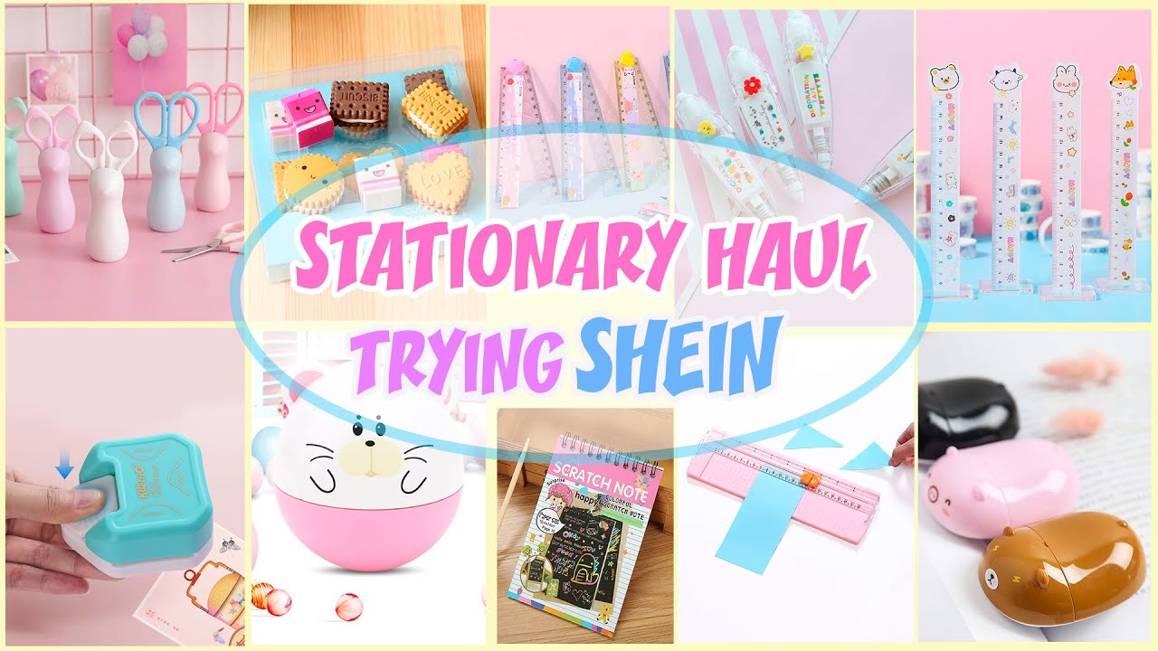 Back to school supplies shopping in SHEIN Try 21 school supplies and