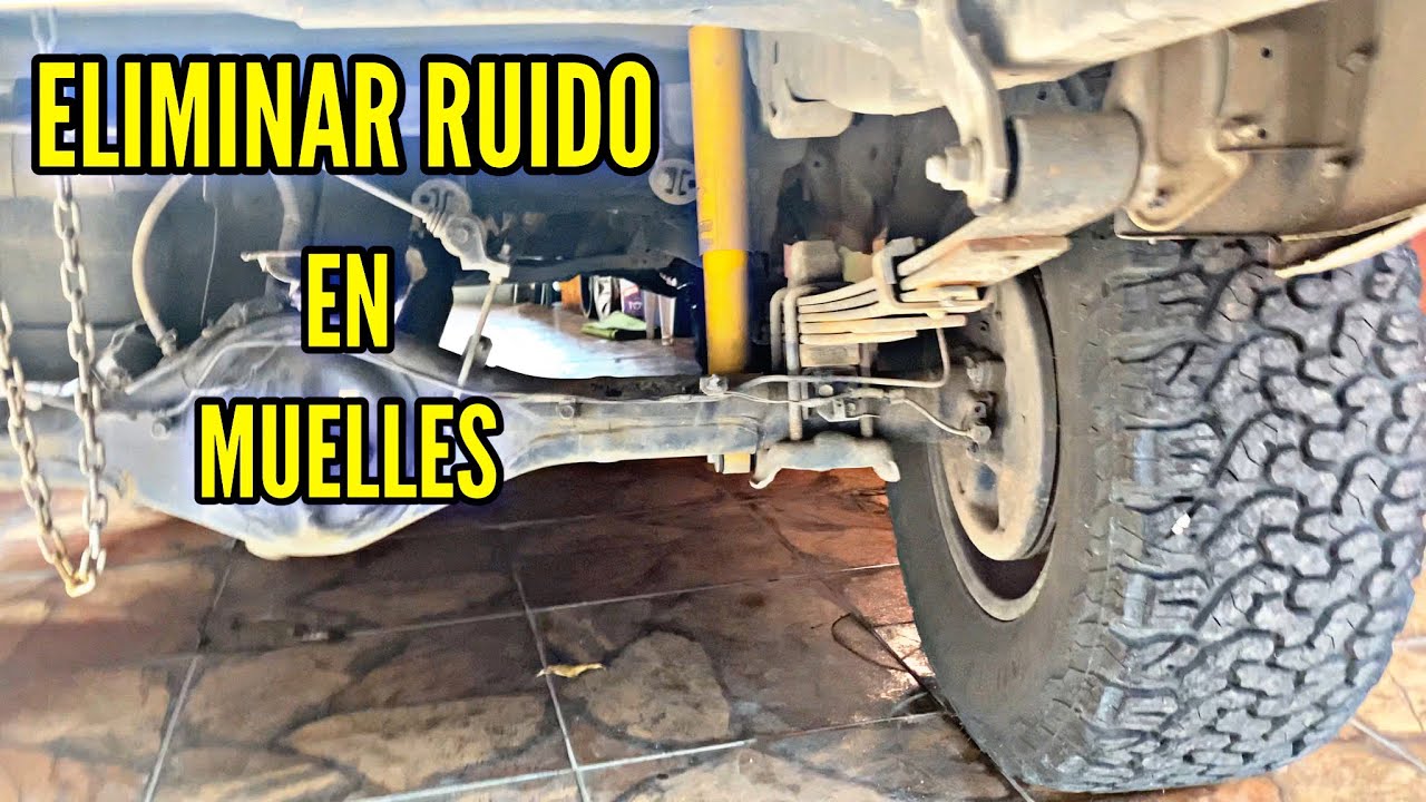 RUIDO en Hojas de Muelle Sopandas Maso de Spring Toyota Hilux