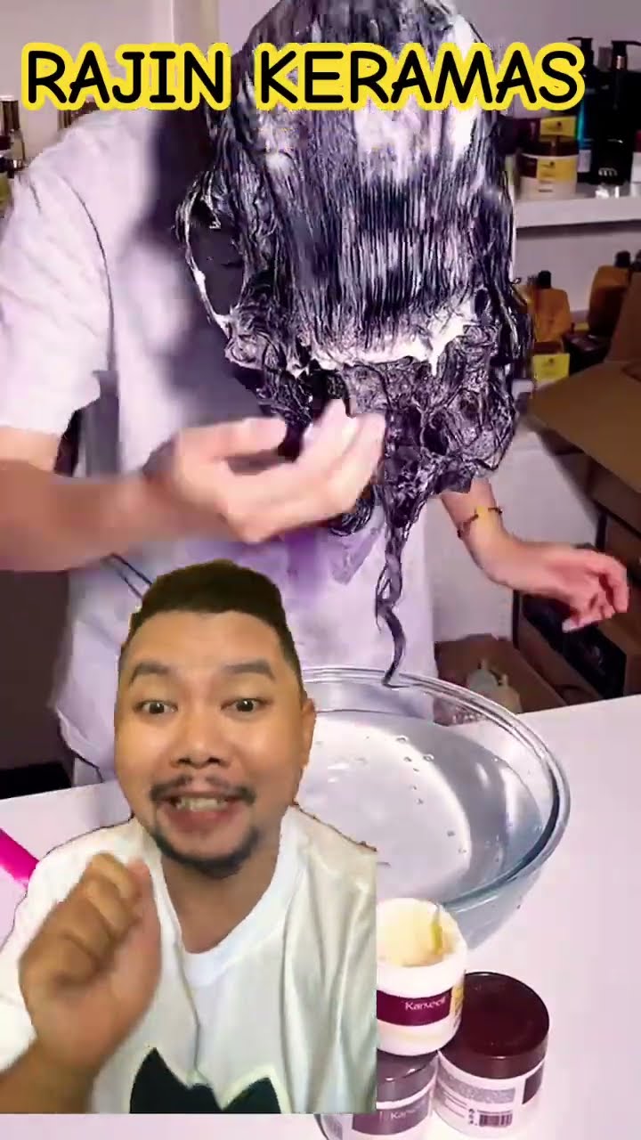 HARUS RAJIN KERAMAS!!!?? #hair #shortsfeed #shortsviral #funny