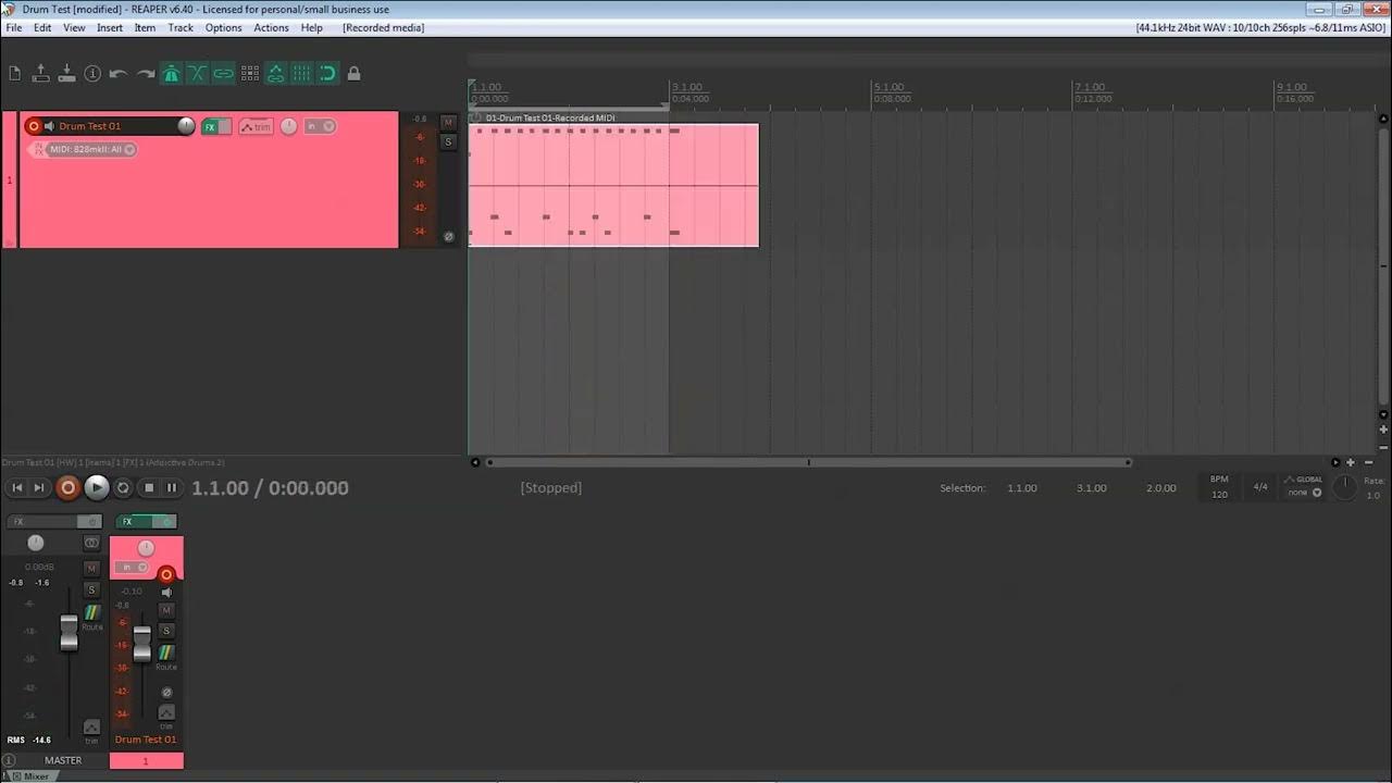 Reaper How to fix MIDI recording too early (negative latency problem