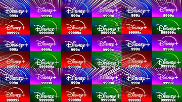 Disney Plus Logo Intro at 999999x Speed Preview 2 x36 Combined!