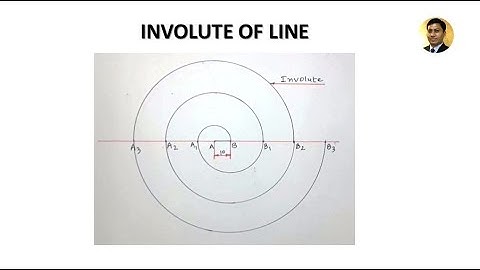 Involute of Line | Engineering Curves | Engineering Drawing