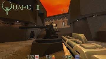 Quake 2 (Yamagi Source port) p.8 | Unit 3 - Jail: Main Gate | 4K/60