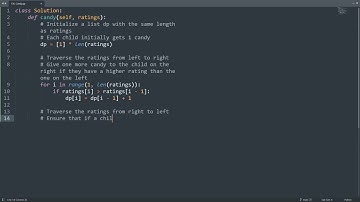 Leetcode 135. Candy in Python | Python Leetcode | Python Coding Tutorial | Python Coding ASMR