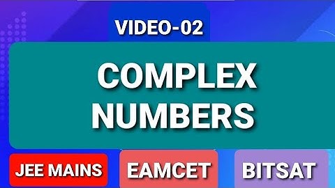#Complex numbers #previous questions #eamcet#JEE#bitsat#