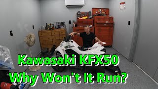 Kawasaki KFX50, Hasn't Run in Years!