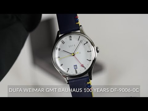 稼働　希少　DUFA DF-9006 クォーツ　GMT デイト　ホワイト WEIMAR GMT DF-9006-02 - DUFA