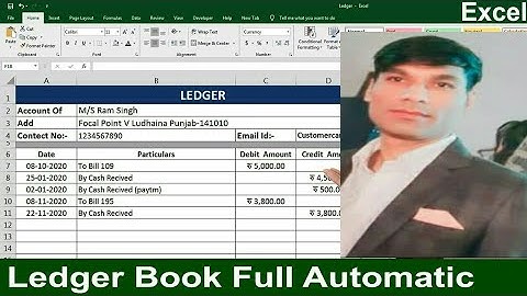 how to create customer and party ledger in excel Fully Automatic