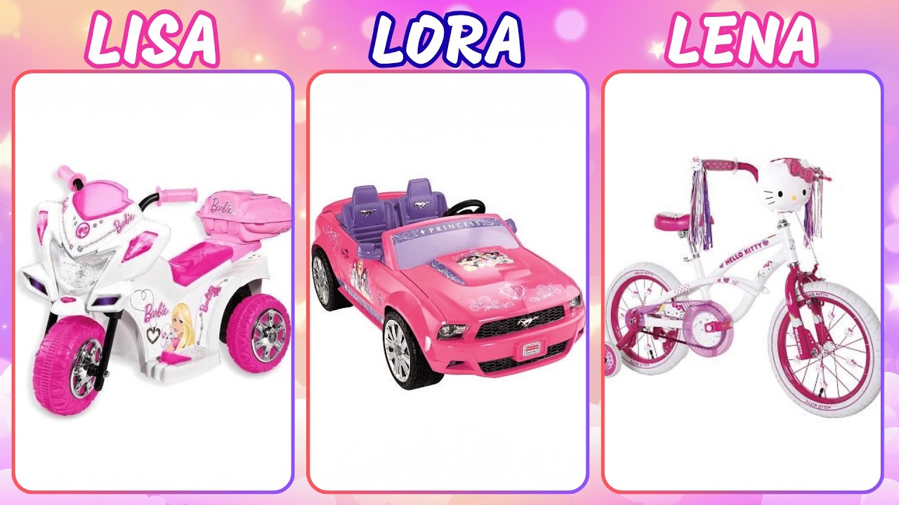 Лиза Лора или Лена (Самый сложный выбор) 🥰🎉💕 