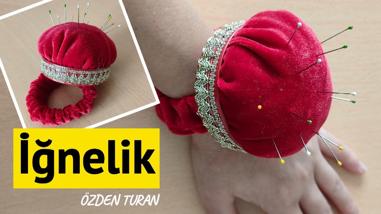 Bileğe Takılan İğnelik Yapımı | Pratik Dikiş Aksesuarı | Making a Wrist-Worn Needle Holder