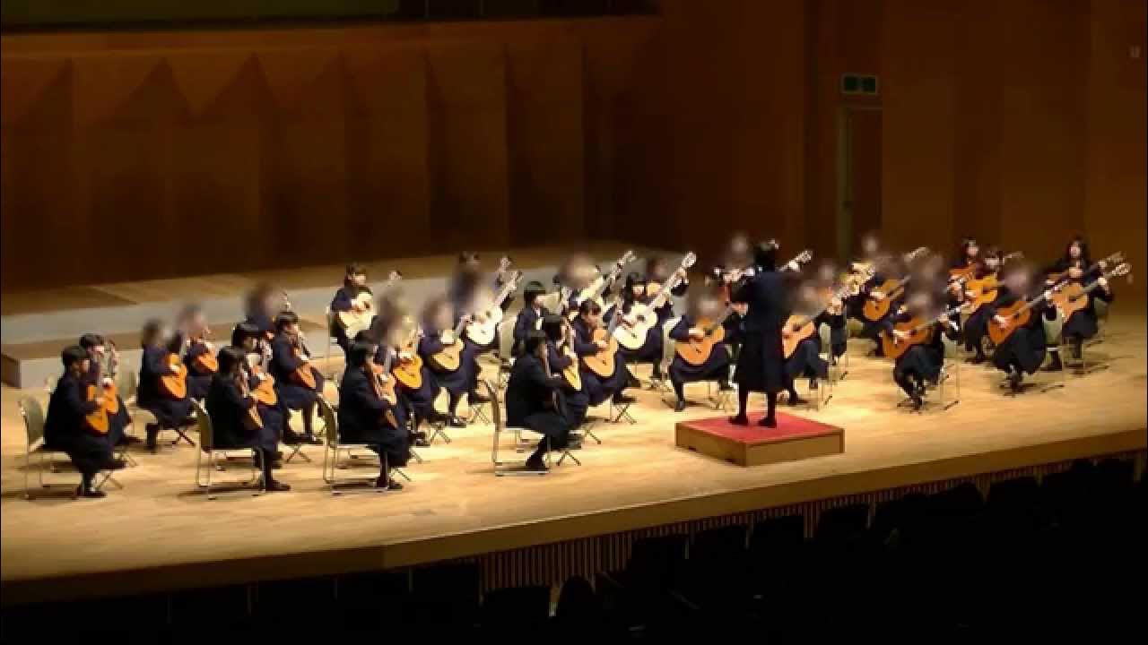「ｾﾝﾄﾎﾟｰﾙ組曲より」親和中学校・親和女子高等学校ｷﾞﾀｰ部2014 YouTube