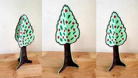 Mĩ Thuật | Cây Trong Vườn| Khu Nhà Tương Lai| Cách Tạo Hình Và Trang Trí Mô Hình Cây 3D| @hocvethatlavui