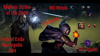 Molten Strike Of The Zenit ► Trickster ► Path of Exile 3.24 update and showcase