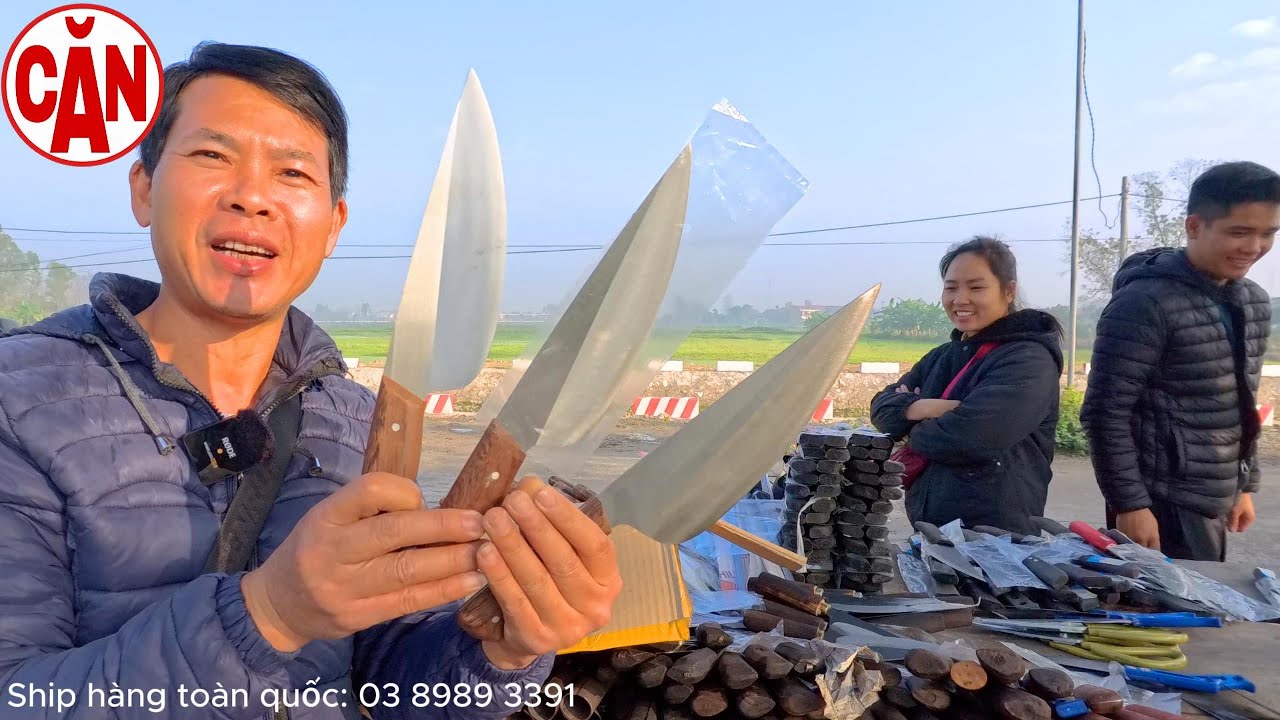 Dao thép trắng giá rẻ, khách quay lại mua phản hồi tốt