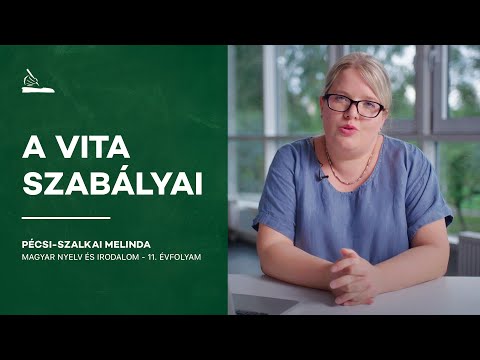 Videó: A Vita Alapvető Szabályai