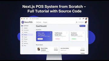 Next.js POS System  - Full Tutorial with Source Code