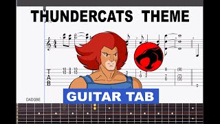 ThunderCats Theme (80's Cartoon) - Fingerstyle Guitar Tab