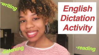 English Dictation Activity: Intermediate | Story: First Date ❤️