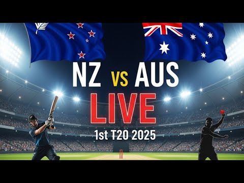 nz vs aus live | 1st t20 2025 | new zealand vs australia live cricket ...