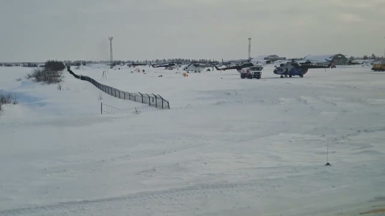 Посадка на ВПП-24, а/п Нарьян-Мар. 17.02.2026