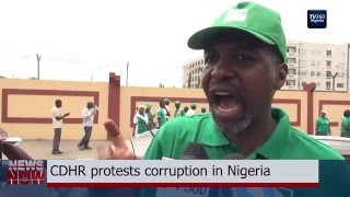 Cdhr Protests Corruption In Nigeria