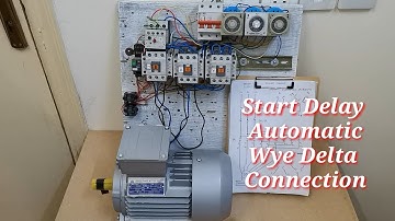 Start Delay Automatic Wye Delta Connection (Tagalog)