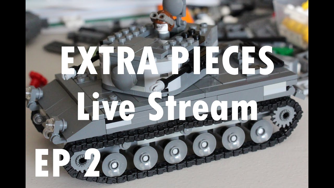 LEGO Extra Pieces Live Stream EP 2 Finishing the tank and Q&A
