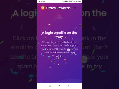 How to log in brave browser||brave browser login problem solved