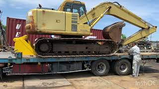 Komatsu PC120-6E về tới bài rồi anh em ơi