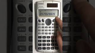 Correlation Coefficient in Casio fx 115MS Scientific Calculator