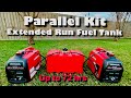 Extended run Fuel Tank for Paralleled Honda EU2200i Generator Over View and Installation