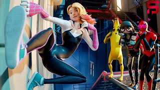 Spider-Gwen MAKES all the BOYS CRAZY IN LOVE.. Fortnite Season 4